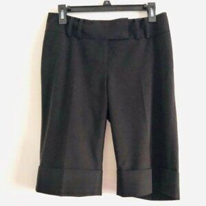 Caslon Dress Shorts 2 Bermuda Cuffed Black